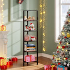 TUTOTAK Corner Shelf, 6-Tier Corner Bookshelf - Image 3