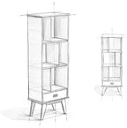 SIMPLIHOME Draper Bookcase - Image 9