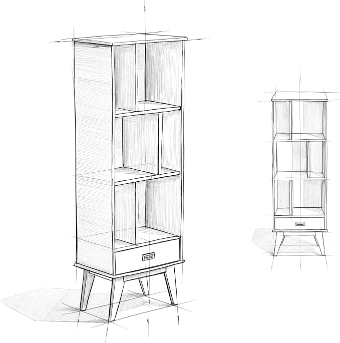 SIMPLIHOME Draper Bookcase - Image 9