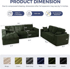 MAXYOYO Modular Sectional Sofa - Image 2