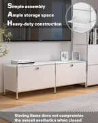 Metal Low Board Storage Cabinet - Image 4