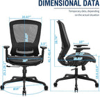 ELABEST Ergonomic Mesh Office Chair, Comfy Computer Desk Chair - Image 3
