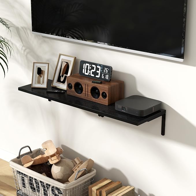 Fun Memories Deep Floating Shelves, 16W x 8D Floating Shelves Set of 2 - Image 2