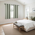 MIULEE Blackout Curtains for Bedroom 2 Panels 40 x 68 Inch Long Sage Green | - Image 6