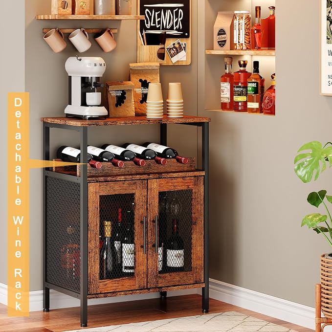 X-cosrack Wine Bar Rack Cabinet - Image 8