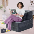 Folding Sofa Bed, 4 in 1 Convertible Sleeper Chair by HILEROSinkintoComfort