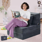 Folding Sofa Bed, 4 in 1 Convertible Sleeper Chair by HILEROSinkintoComfort