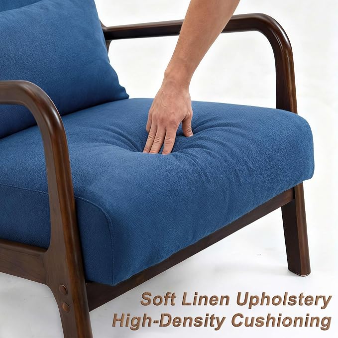 Set of 2 Mid Century Modern Accent Chair - Image 5