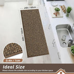 BEQHAUSE Kitchen Runner Rugs 24"x60", Kitchen Mats - Image 2