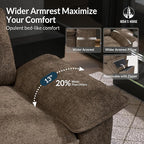 HERA'S HOUSE 124" Modular Sectional Sofa, Oversized U Shaped Couches - Image 3