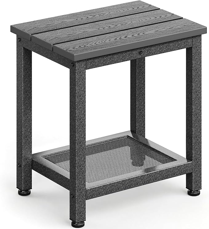 ODK Outdoor Double Side Table, Adirondack Patio End Table by ODK