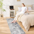 UERMEI 2x6 Washable Runner Rug for Hallway, Non Slip Low Pile Kitchen Carpet - Image 3