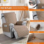 VANSOFY 100% Waterproof Recliner Chair Covers, Recliner Cover Non-Slip Dog - Image 3
