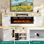 oneinmil 78" Fireplace TV Stand - Image 6