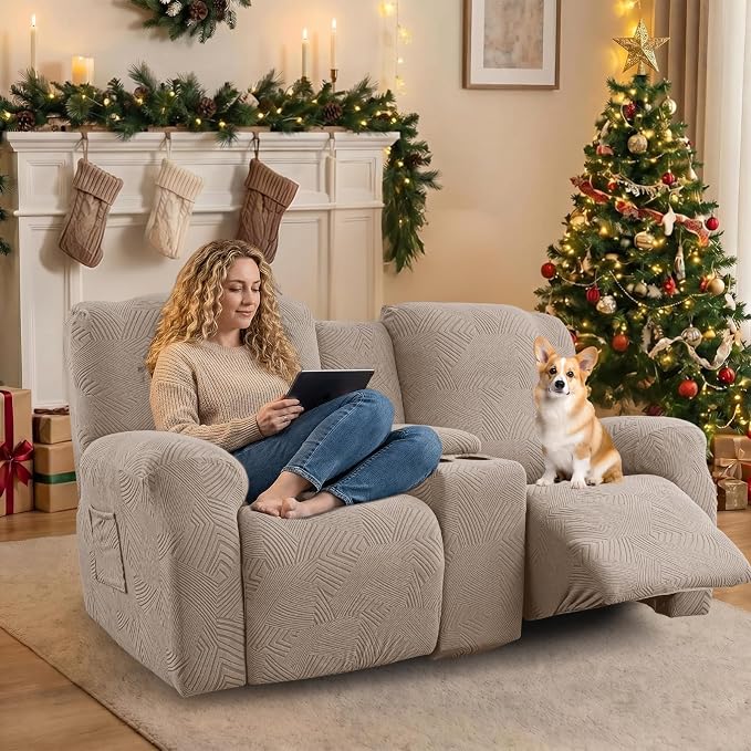 6-Piece Recliner Loveseat Covers - Image 5