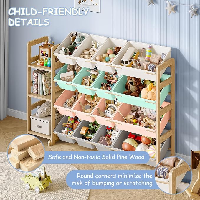 EXPERLAM Toy Storage Organizer, Toy Storage Shelf - Image 6