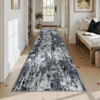 RELEANY Washable Runner 3'x12' Abstract Area Rug - Image 2