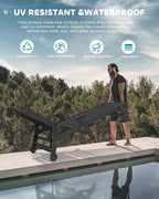 SERWALL Patio Chaise Lounge Chair Set of 2 - Image 8