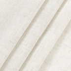Cream Semi Sheer Linen Curtains 69 Inch Length - Image 7