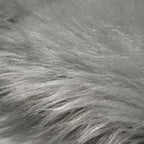 SERISSA 4x6 Fluffy Grey Faux Fur Area Rug - Image 7