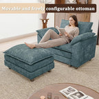 JUMMICO 40" Chaise Lounge Chair - Image 4