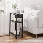 TUTOTAK Narrow Side Table with Charging Station, Small End Table with USB Ports - Image 8