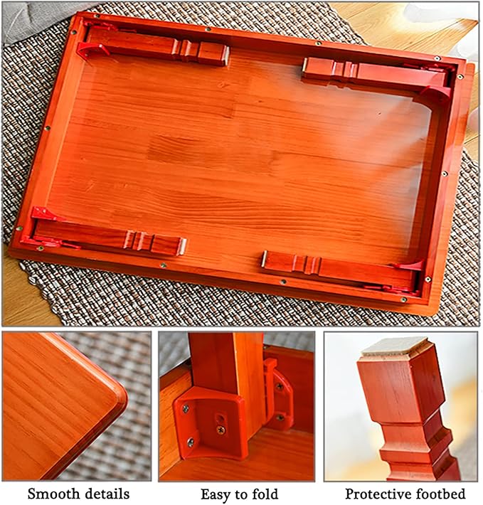 Computer Desk, Vanity Desk, Bedside Tables, Korean Solid Folding Low Table - Image 4