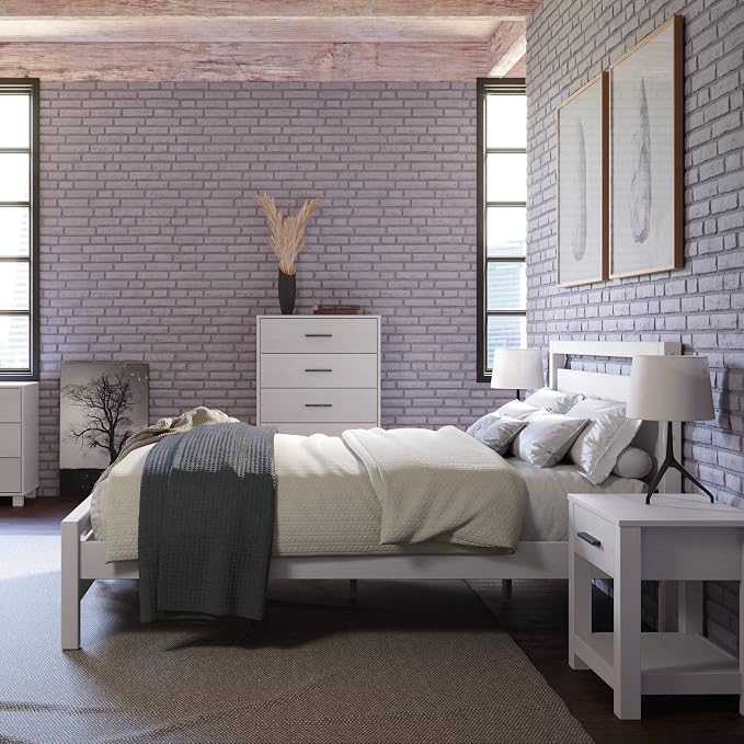 Grain Wood Furniture Loft King Size Solid Wood Bed - Image 2