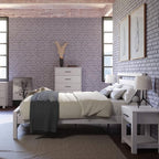 Grain Wood Furniture Loft Full Size Solid Wood Bed, Brushed White - Image 3