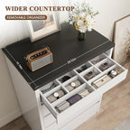 Jocoevol Modern LED 5 Drawer Dresser - Image 5