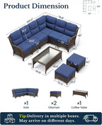 HILLGA 4-Piece Luxury Patio Furniture Set - Image 2
