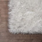 Latepis White with Grey Tips 2x10 Runner Rug - Image 6