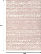 cotiled Boho 10x12 Area Rug for Living Room: Large Moroccan Washable Rug | - Image 2