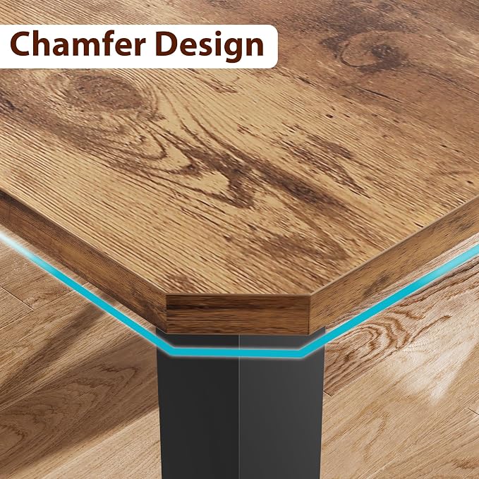GarveeHome Industrial Dining Table - Image 5