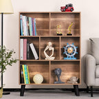 LEYAOYAO 7 Cube Bookshelf 3 Tier Modern Bookcase - Image 6
