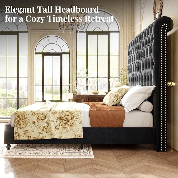 Jocisland Queen Size Bed Frame - Image 4