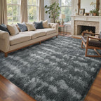 5x7 Ft Large Shag Rugs for Bedroom Living Room, Tie Dyed Ultra Soft Fluffy by Cuzwlovita