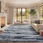 8x10 Ft Extra Large Shag Rugs for Living Room, Tie Dyed Ultra Soft Fluffy Furry by Cuzwlovita
