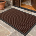 Front Door Mat Outside Entrance, Heavy Duty Waterproof Doormat | 35.5"x24" by WELDUN%E2%80%94IdealChoiceforHome