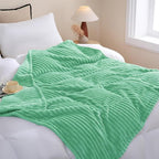 Mint Green Fleece Throw Blanket 50”×60” - Image 3