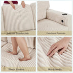 L-Shaped Sectional Couch with Storage and Pull Out Bed, Convertible Sofa Bed - Image 8