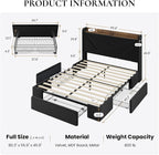 SHA CERLIN Full Size Bed Frame - Image 2
