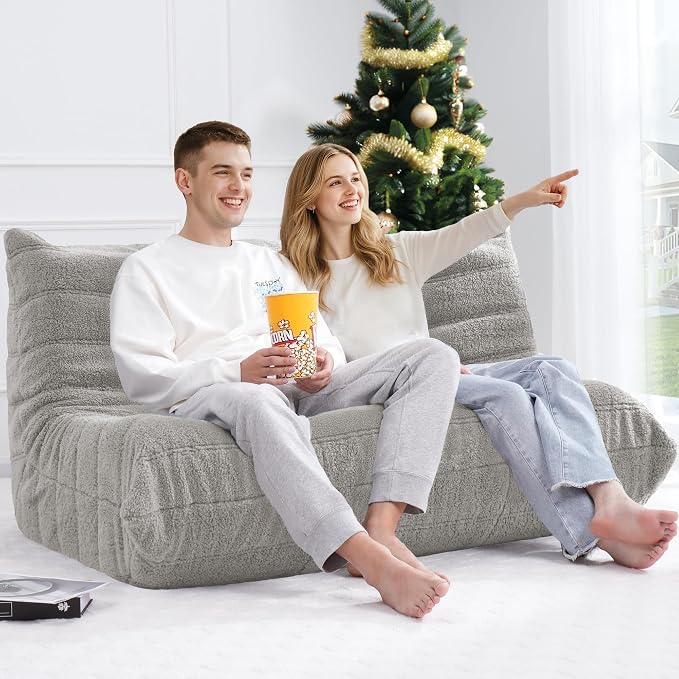 Bean Bag Loveseat Chair Big Sofa Beanbag Chair - Image 7
