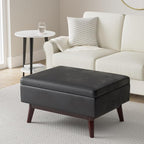 SIMPLIHOME Owen Coffee Table Storage Ottoman - Image 2