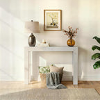 Plank+Beam Modern 46 Inch Console Table, Solid Pine Wood Entryway Table by PlankBeam