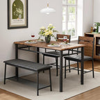 IRONCK Dining Table Set for 4, Kitchen Table - Image 4