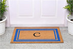 Calloway Mills 152972436C Blue Border 24" x 36" Monogram Doormat - Image 4