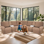 100% Waterproof Sectional Recliner Couch Covers - Image 2