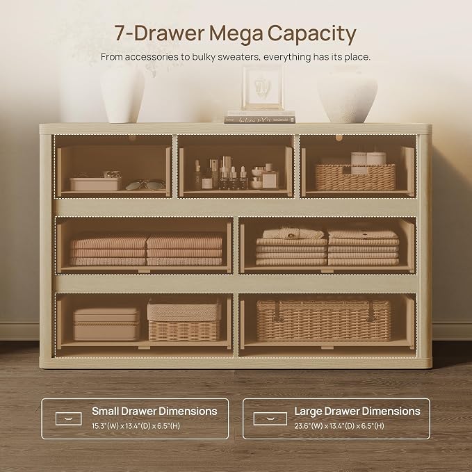 SICOTAS Dresser for Bedroom - Image 4