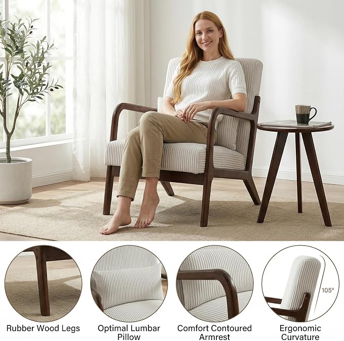 Mid Century Modern Accent Chair - Image 7
